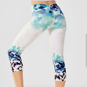 Fabletics Winn Printed Pureluxe crop leggings